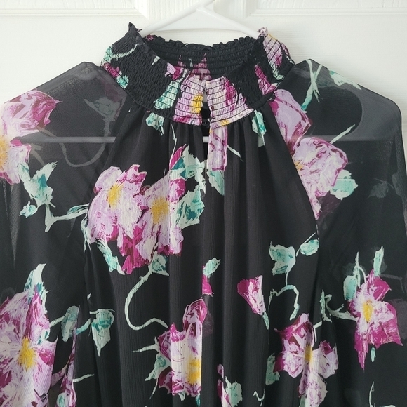 A.L.C Hollis Floral Silk Dress - Picture 6 of 14